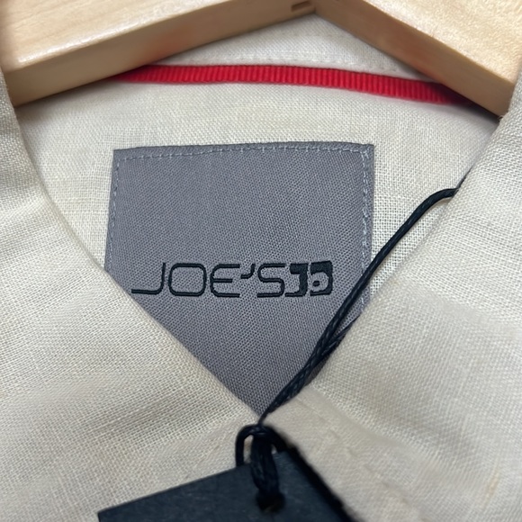NWT Joe’s Jeans Short Sleeve Linen/cotton Blend button front Shirt. Size S - Picture 7 of 9